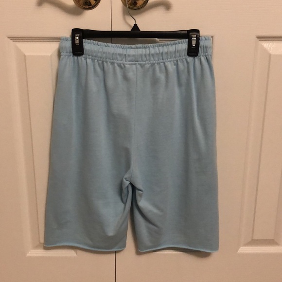 Mens BoohooMAN Light Blue Shorts (Size Small) - Picture 2 of 3